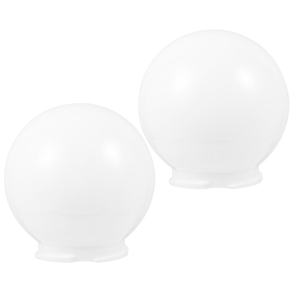 2pcs Outdoor Acrylic Lamp Shade Replacement Globe Light Cover
