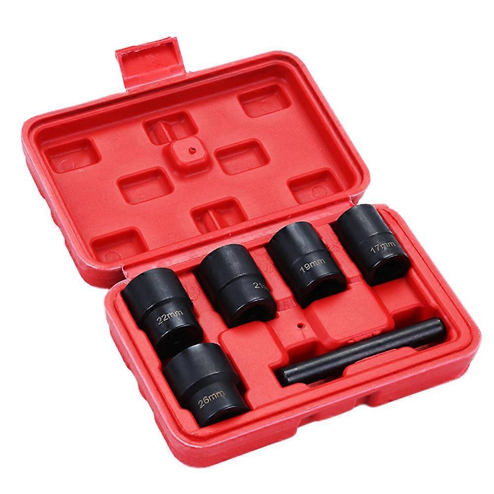6pcs Durable Nut Removers & Screw Extractors for Stripped or Damaged Bolts – Ideal for Automotive Repairs & Rusty Recessed Nuts