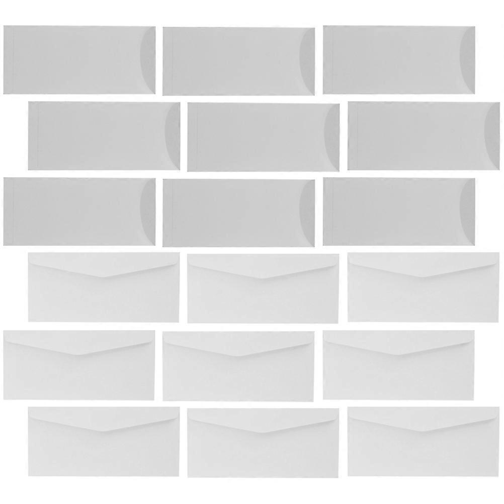 Reusable Envelops For Greeting Card Storage 40Pack White Rectangular Cash Storage Simple Design
