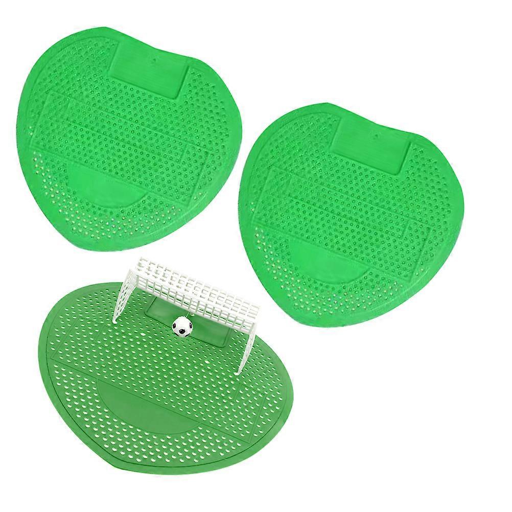 Urinal Air Freshener 3Pcs Men Urinal Pads For Hotels And Public Toilets 18.50X18.50X6.20cm Green Universal Design