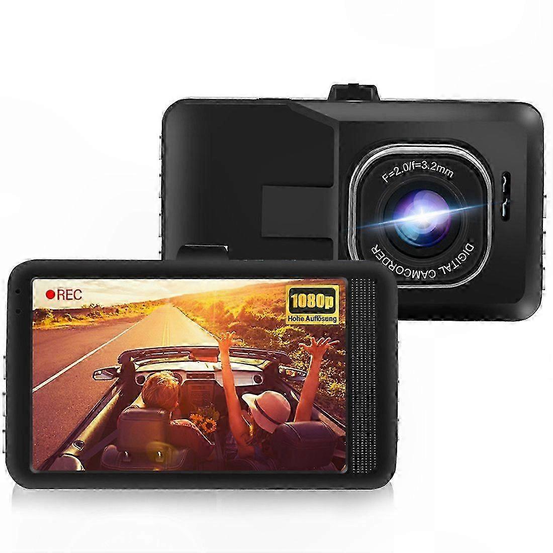 Full HD Vehicle Safety Camera 1080P Rear View Mirror Dash Cam with Backup Camera Functionality