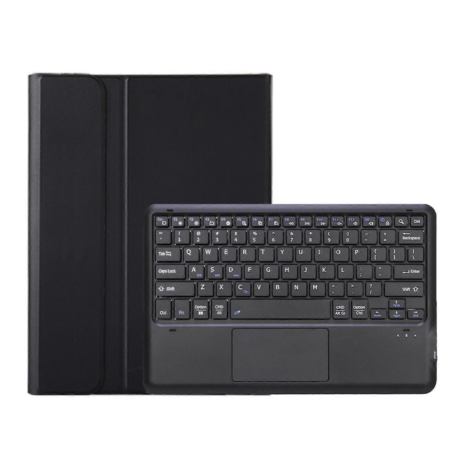 Ultra-thin Detachable Bluetooth Keyboard Leather Tablet Case with Touchpad