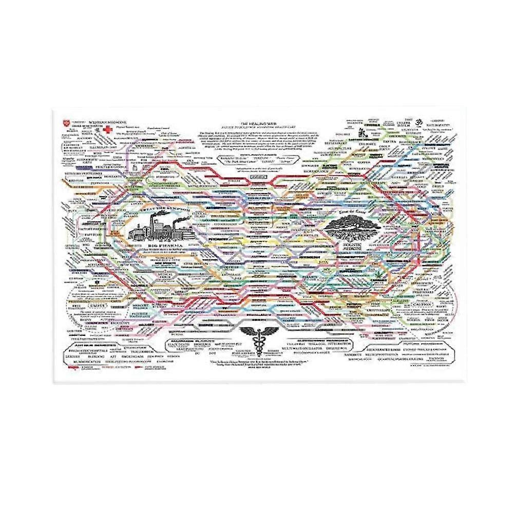 Office Wall Art Poster High Quality Print Stress Relief Decor For Modern Workspace Multiple Sizes