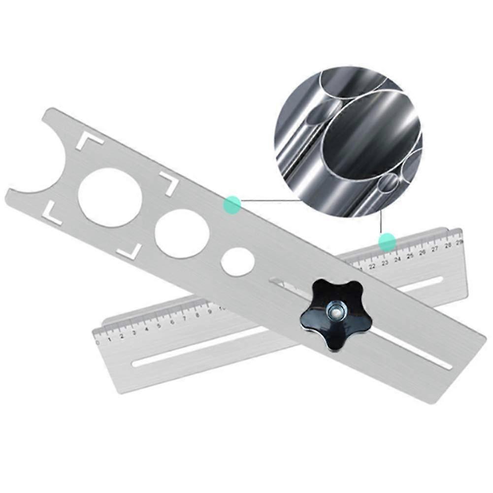 Tile Hole Locator Tool Stainless Steel Ceramic Drill Guide for Marble Installation and Spacer Alignment