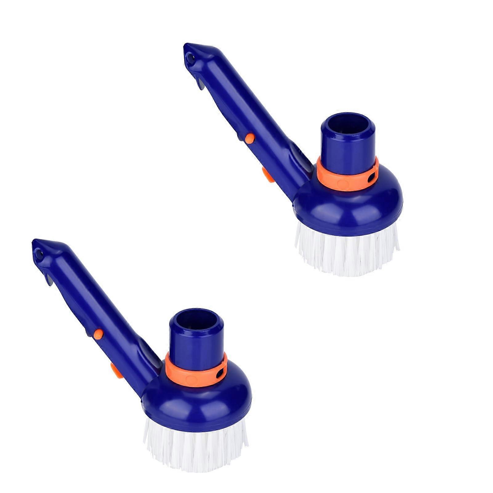 2 corner vacuum cleaner brushes for swimming pools, cleaning brushes for swimming pool steps
