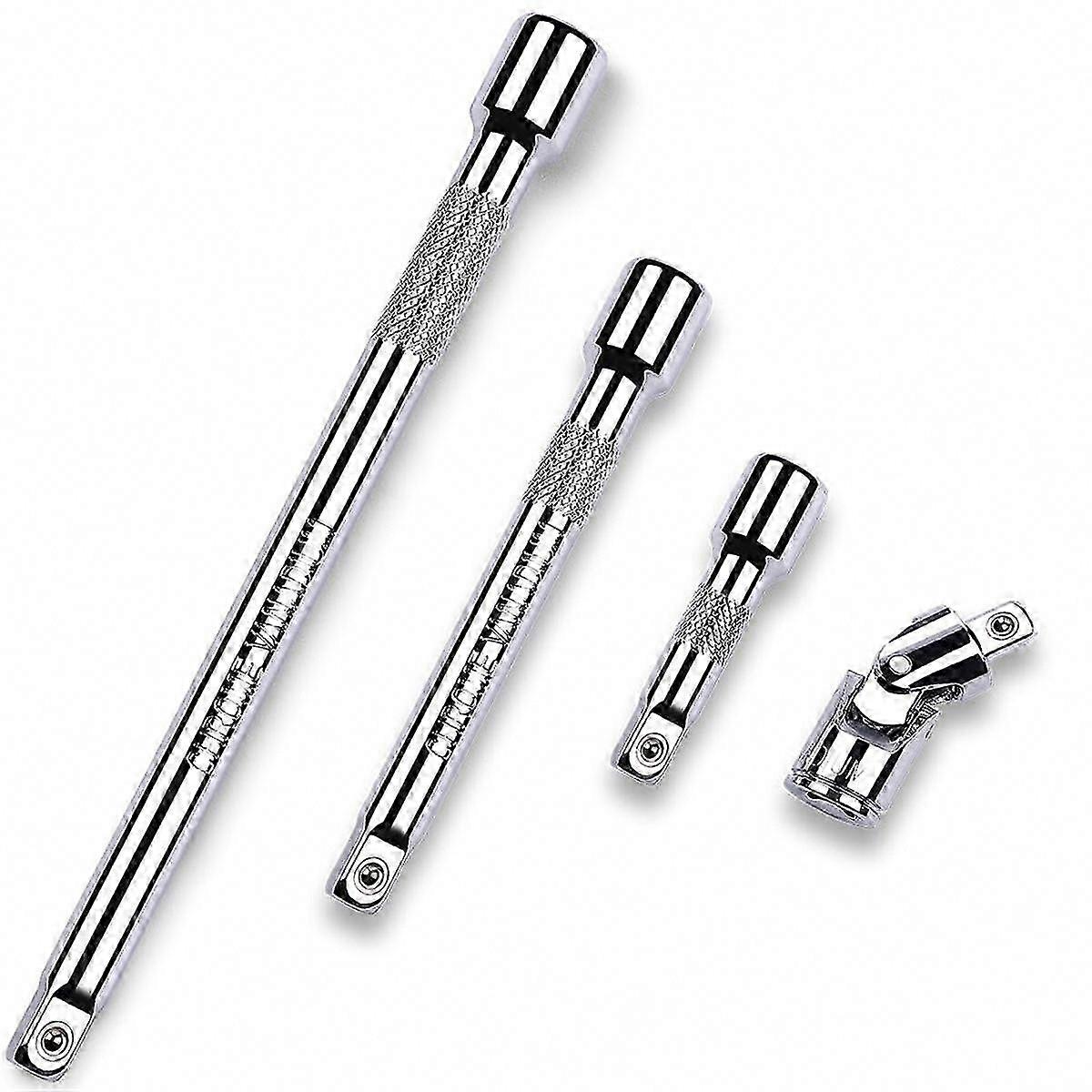 3/8" Drive Extension Bar Set - 3", 6", 10" Socket Extensions for Mechanics & DIY