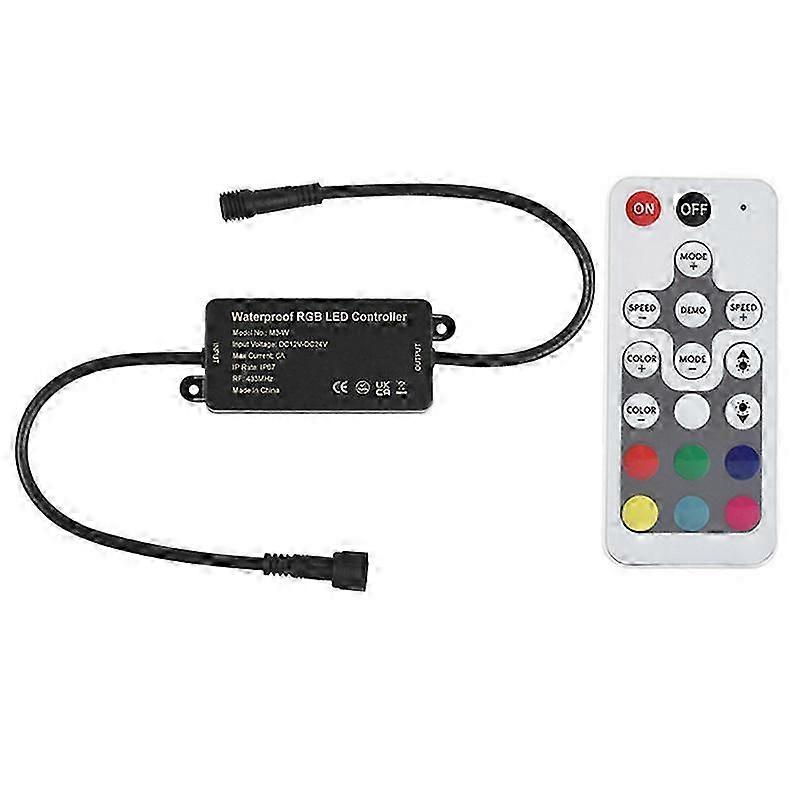 RGB LED Controller Dimmer LED Controller, RGB Colorful LED Light Edition 0820