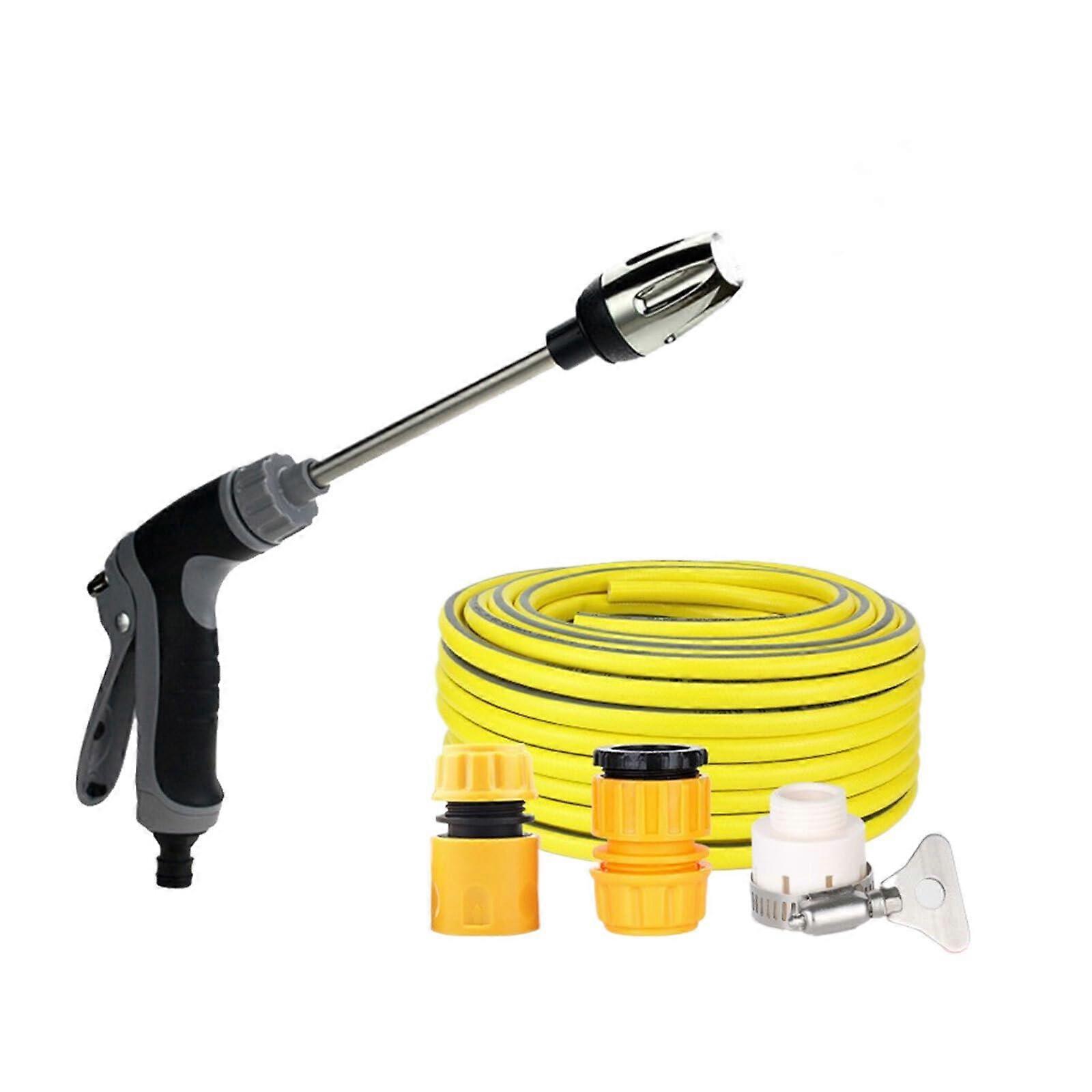 Metal Extension Pole With Adjustable Water Atomizing, Water Spray Adjustment, Thick Non Slip Handle, T8 Round Tube Set