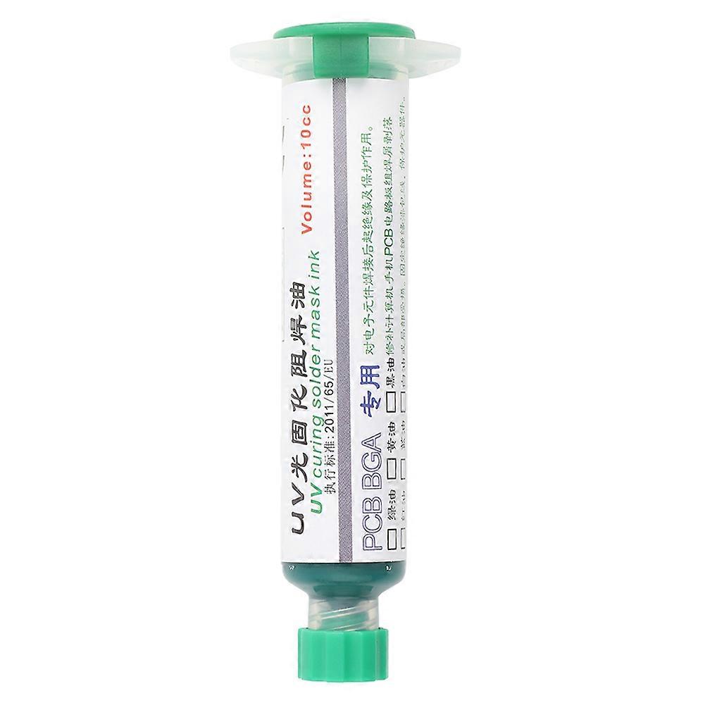 6 Colors UV Curable Solder Mask Paint 10CC for Phone and PCB Repair - Green