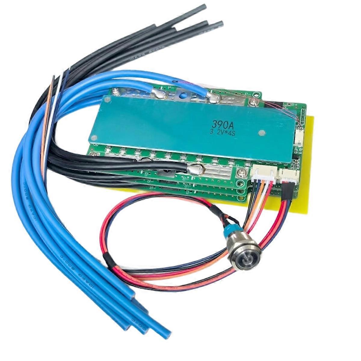 LFP Lifepo4 Battery Protection Board with Switch 4S 12.8V 390A
