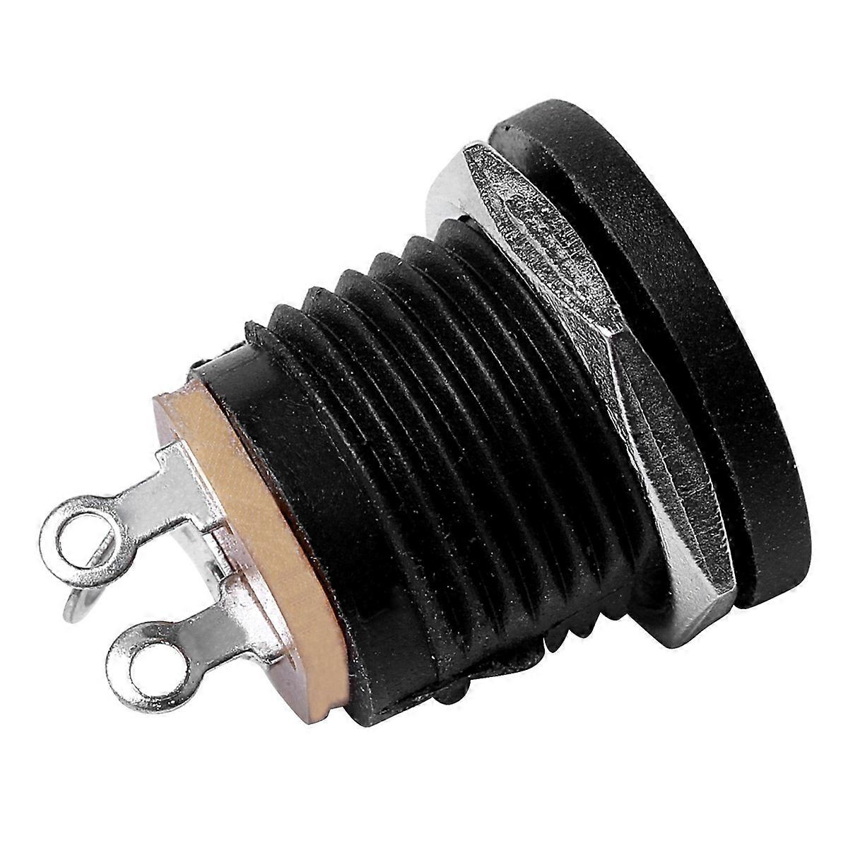 50 Pcs Panel Mount 2.1X5.5mm Power Jack DC Socket