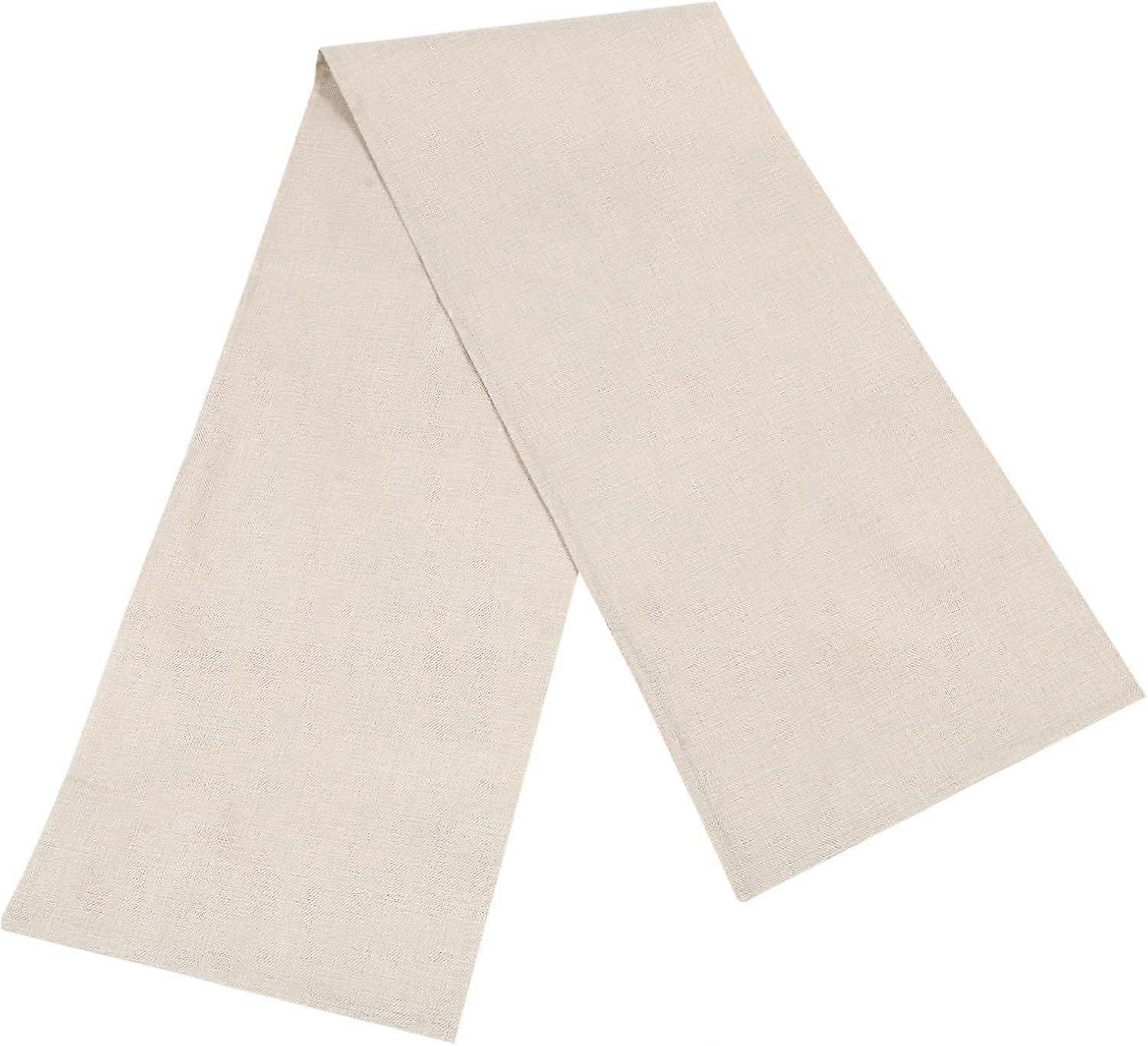 Double-Sided Linen Table Runner Modern Simple Design for Dining Parties Weddings