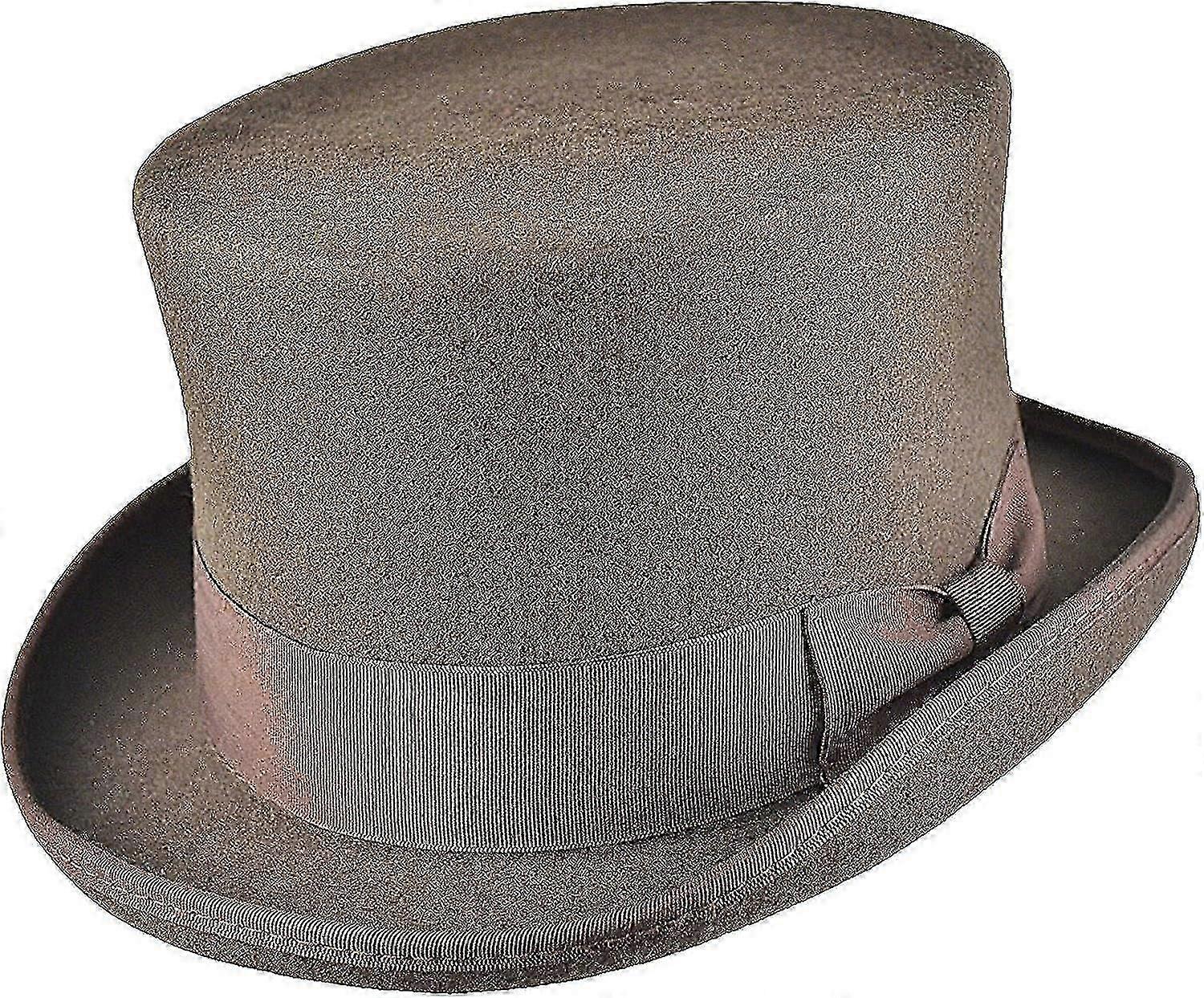 Hand Made Gentleman Top Hat Satin Lined