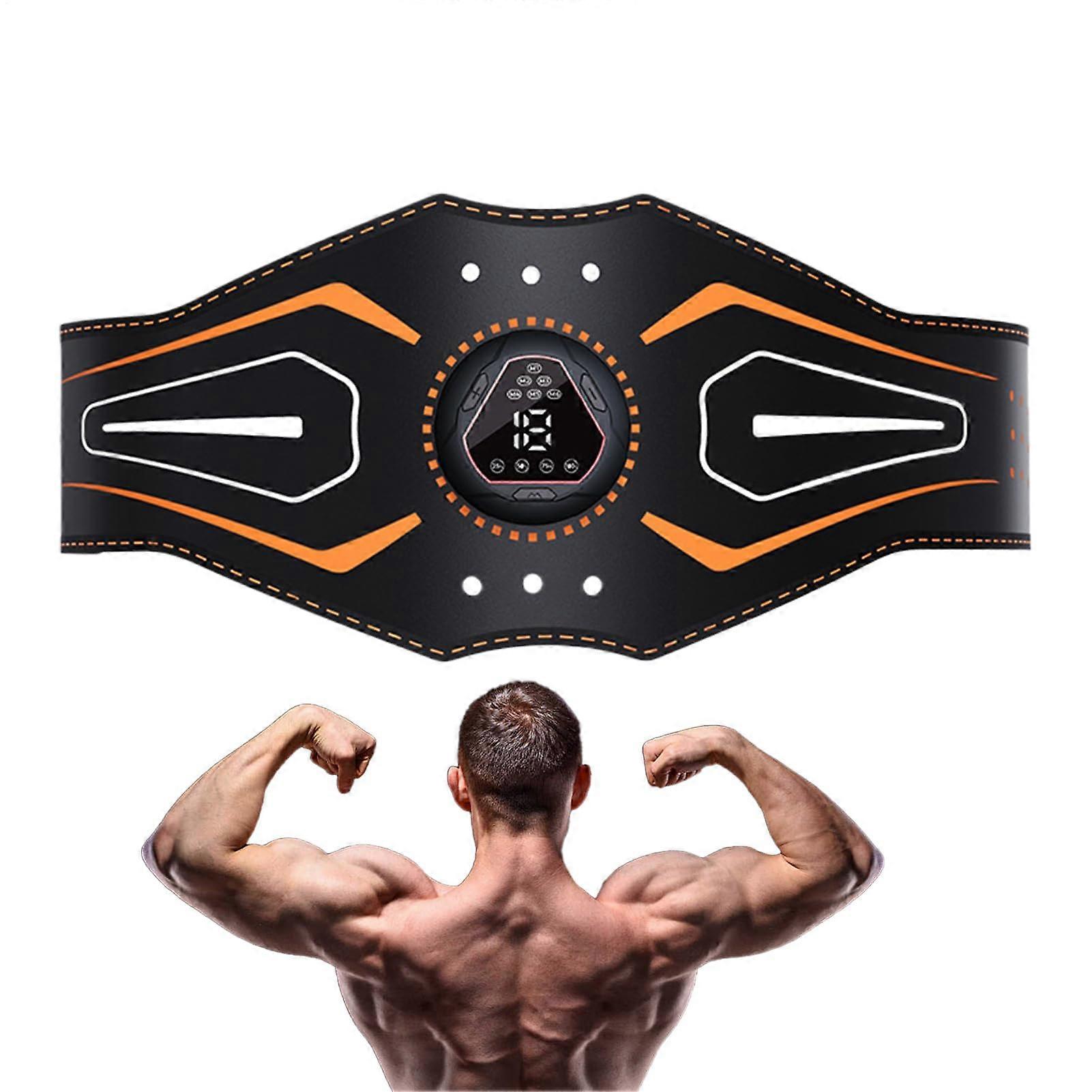 Electric ABS Muscle Stimulator Ab Trainer Equipment Digital Display Portable EMS Device For Break Time Travel Home