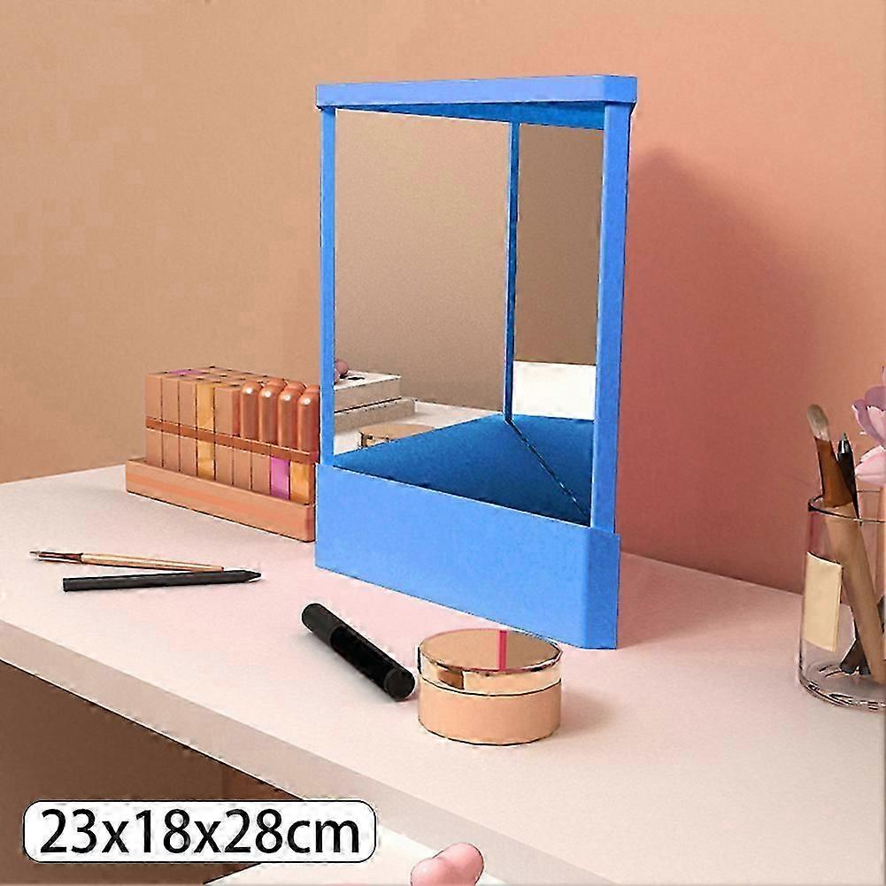 compact vanity mirror non reversing ideal for makeup