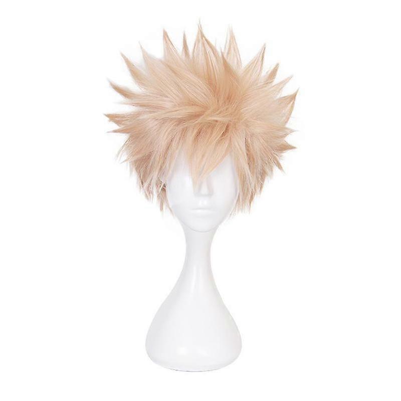 Cosplay Bakugou Katsuki Κοντή Περούκα My Hero Academia U5S0 Baku Hero Blonde