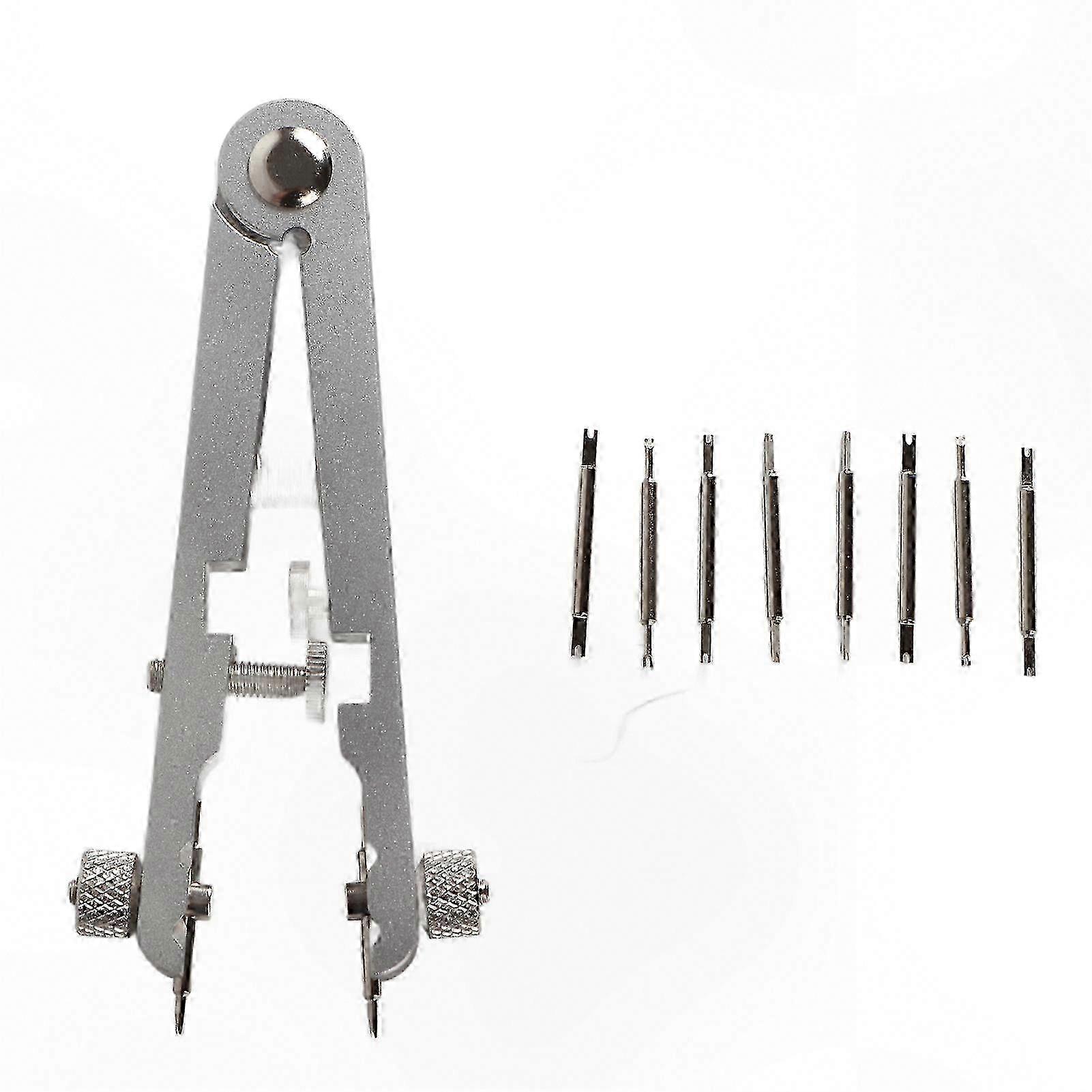 Watch Repair Pliers for Spring Bars, Tool to Remove and Replace Watch Band Pins, Durable Silver Design