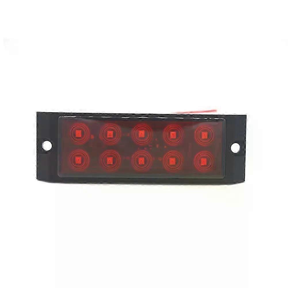 Upgrade 10LED Truck Side Marker Light Clearance Lamp Tail Light Trailer Tractor Lorry Warning Parking Lamp 12V-24V
