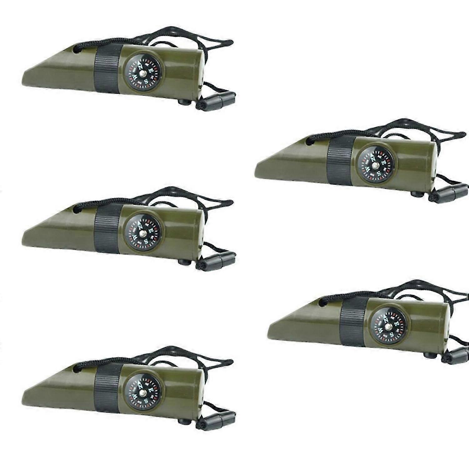 7 in 1 Emergency Survival Whistle Survival Whistle Life-Saving Whistle, Suitable for Camping and Hiking.