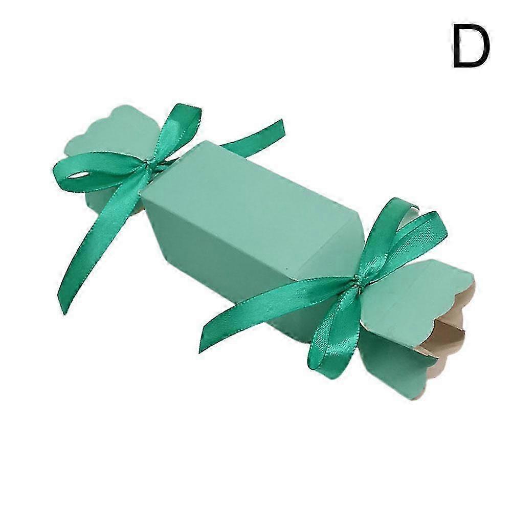 Cake Packing Gift Wrapping Christmas Candy Box Bow Shape Handle Baking Boxes 2025