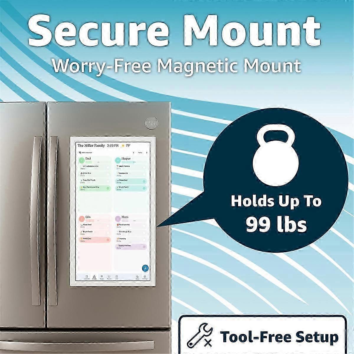 Magnetic Fridge Mount for Skylight 15 Inch Calendar