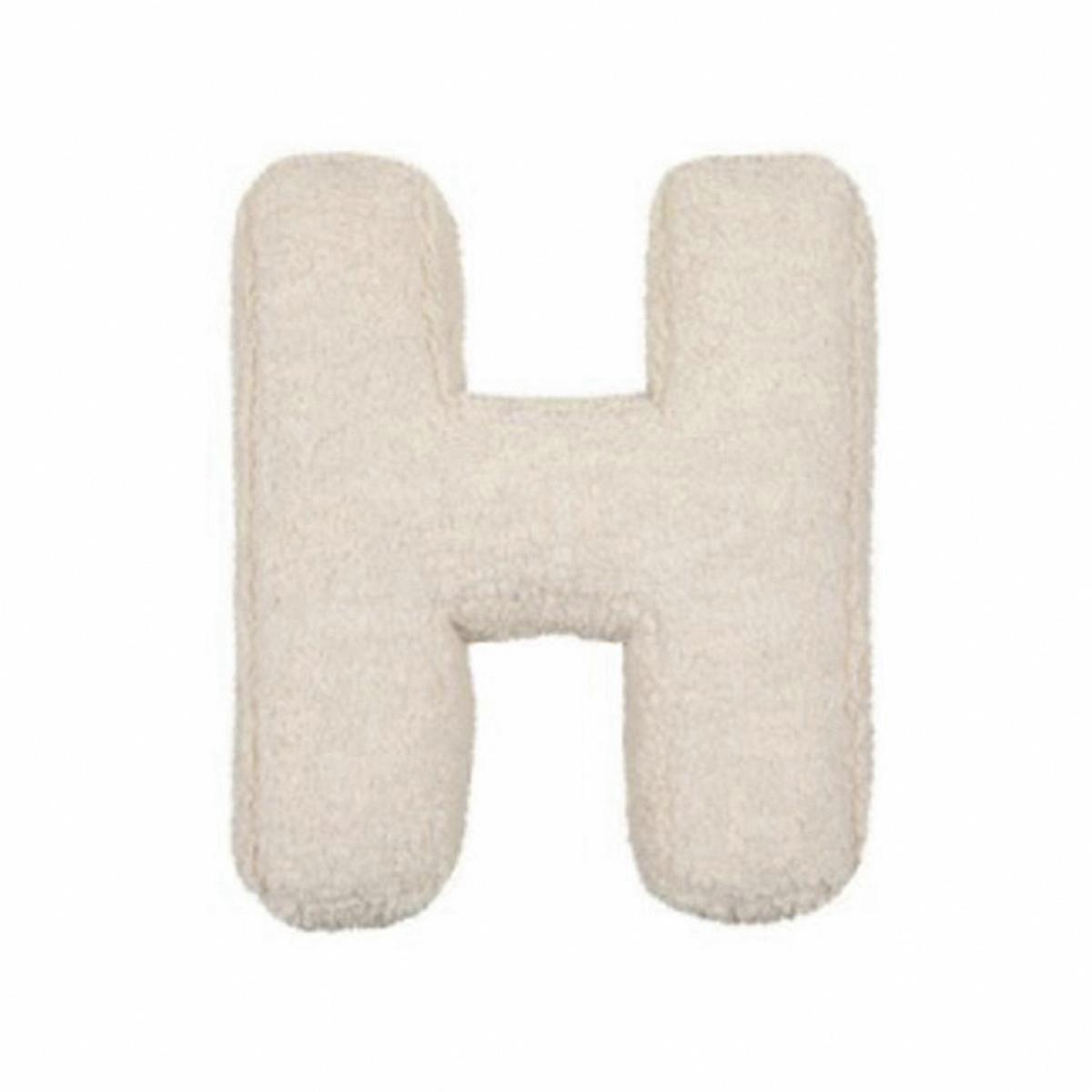 Decorative Pillow Cushion with Alphabet Letter H Design for Home Decor Throw枕