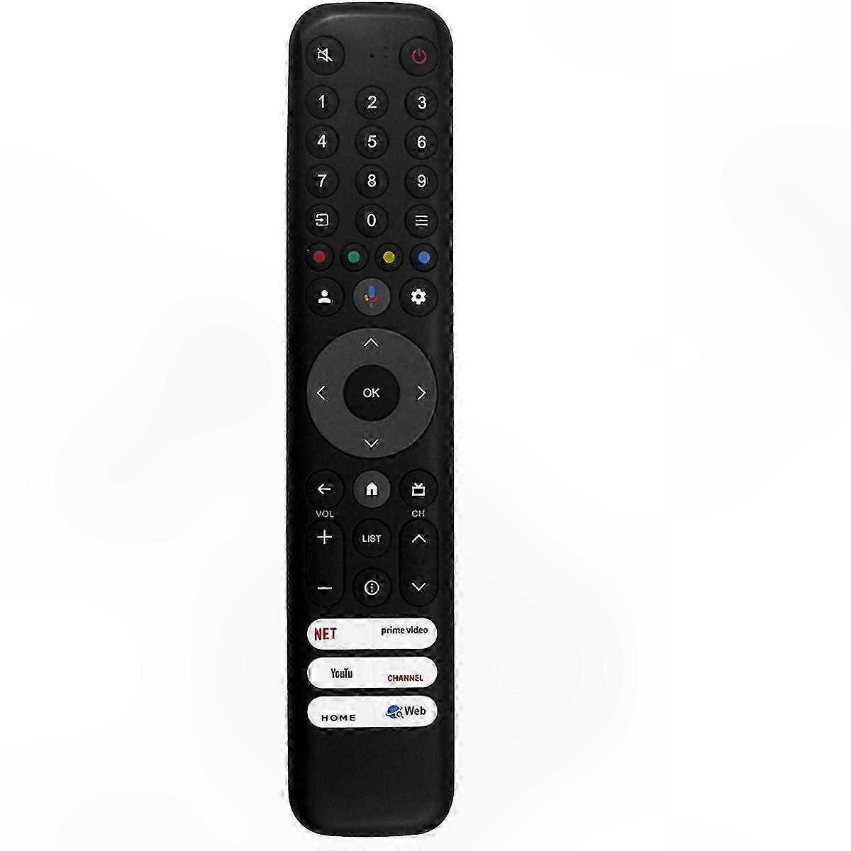 Universal Remote Control for TCL QLED Smart TVs, Compatible with 50 55 65 75 Inch Models, Replacement for RC833 GUB1