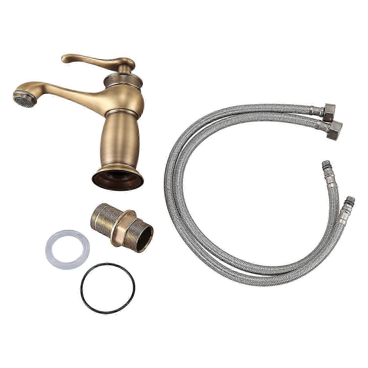 Baderomsservant servant tappekran Antikk messing tappekran kobberkran