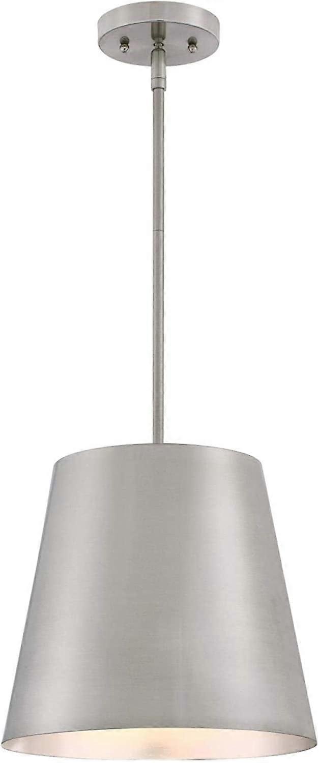 Transitional One-Light Indoor Pendant Light Brushed Brass Finish