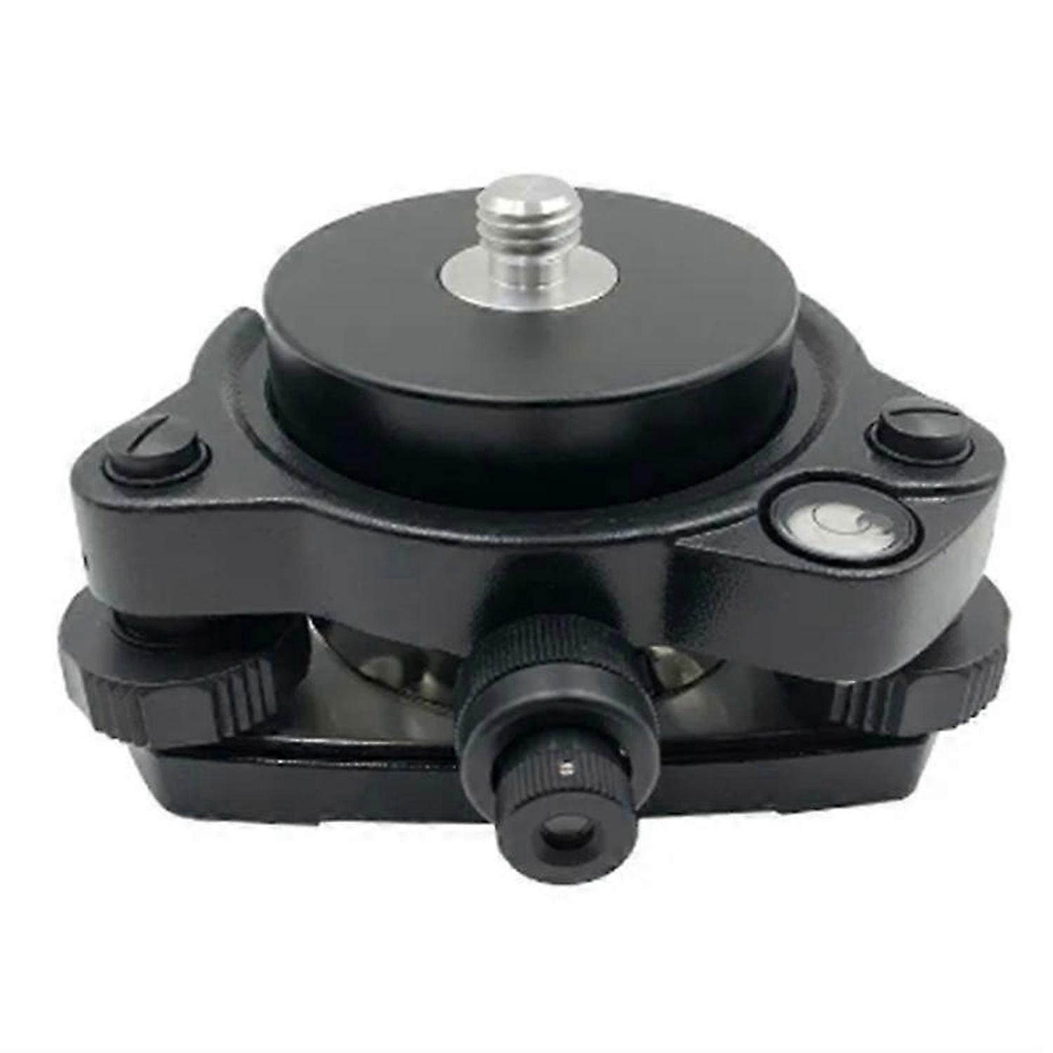 Tribrach with Optical Plummet&GPS Tribrach Adapter Carrier with 5/8InX11 Mount Rotate Screw for Tota