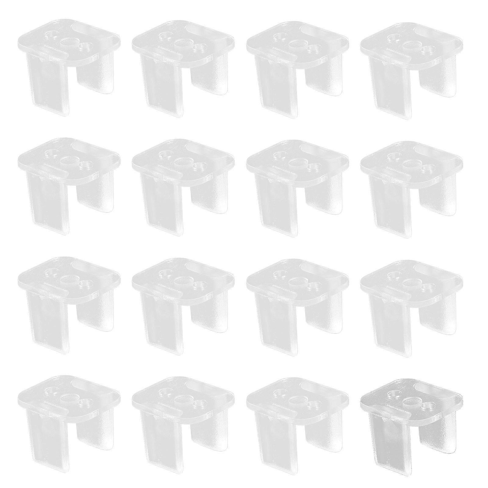 Light Strip Fixing Clip for Users of LED Lighting Systems Light Installation Transparent Plastic Protect from Thermal Expansion 100Pcs