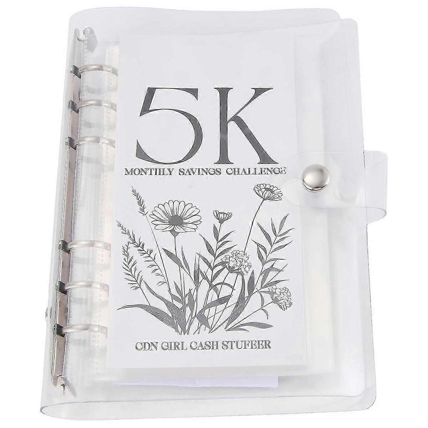 Envelope Challenge Binder Savings Binder for Save 5K