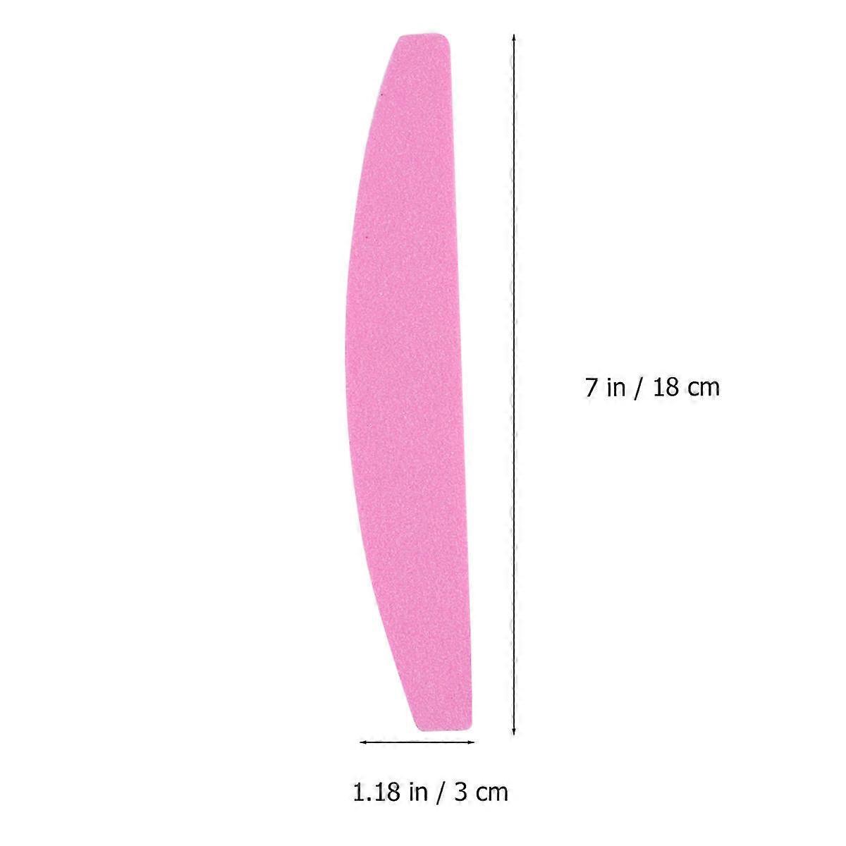 Manicure Frosted Strip Nail File Adhesive for Nail Polishing 1Set Included