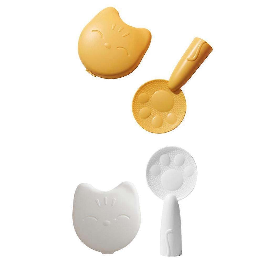 Standing Rice Cooker Spoon PP Kitchen Use 17.8X9X3.7CM Easy to Clean 2 Sets