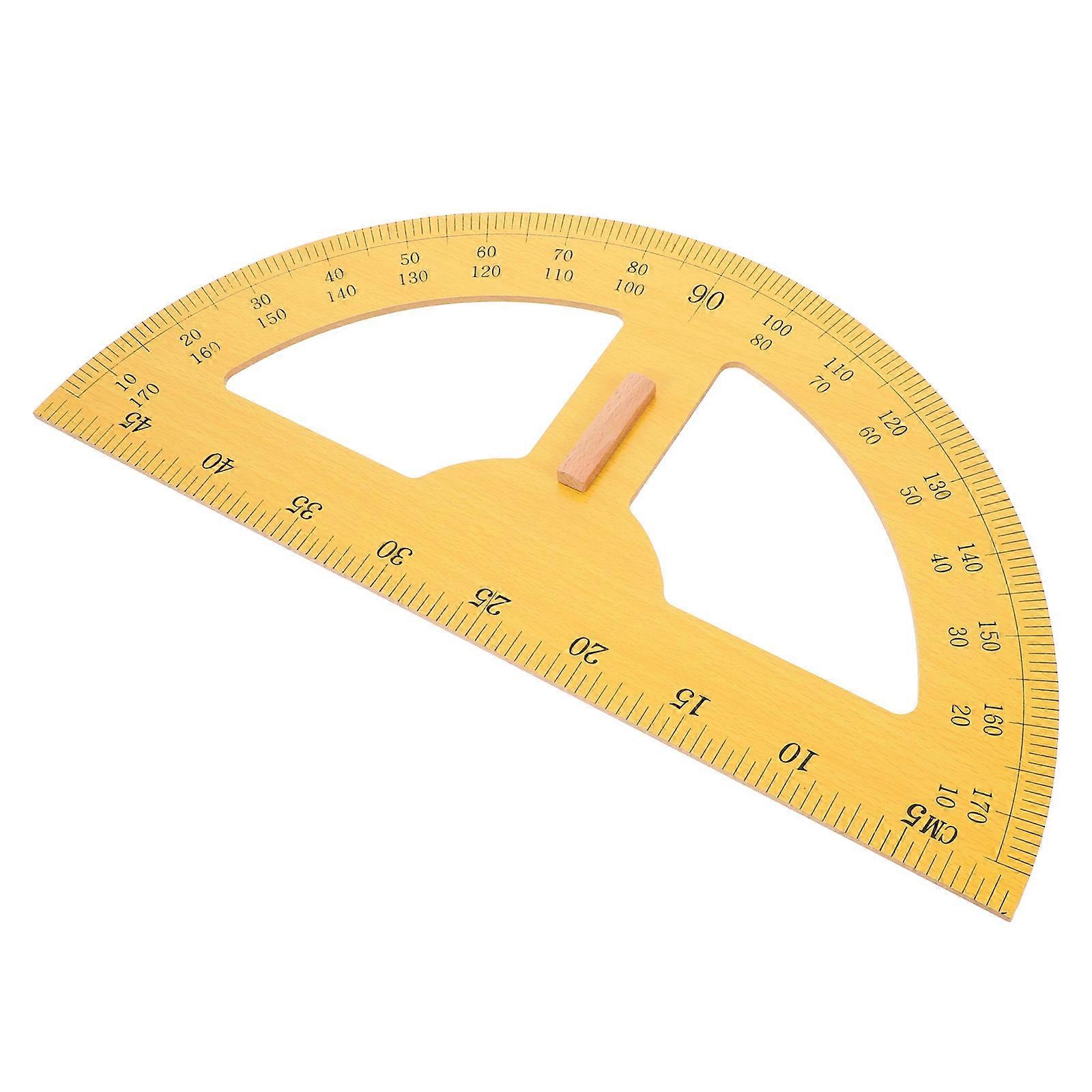 Semi-Circle Giant Protractor for Teaching Angle Measuring Tool 5Pcs