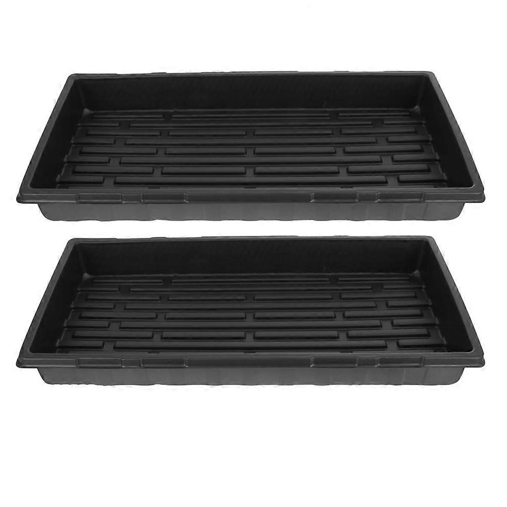 Garden Starter Trays Germination Trays for Planting 55X28X6CM Rectangular Shape 2Set