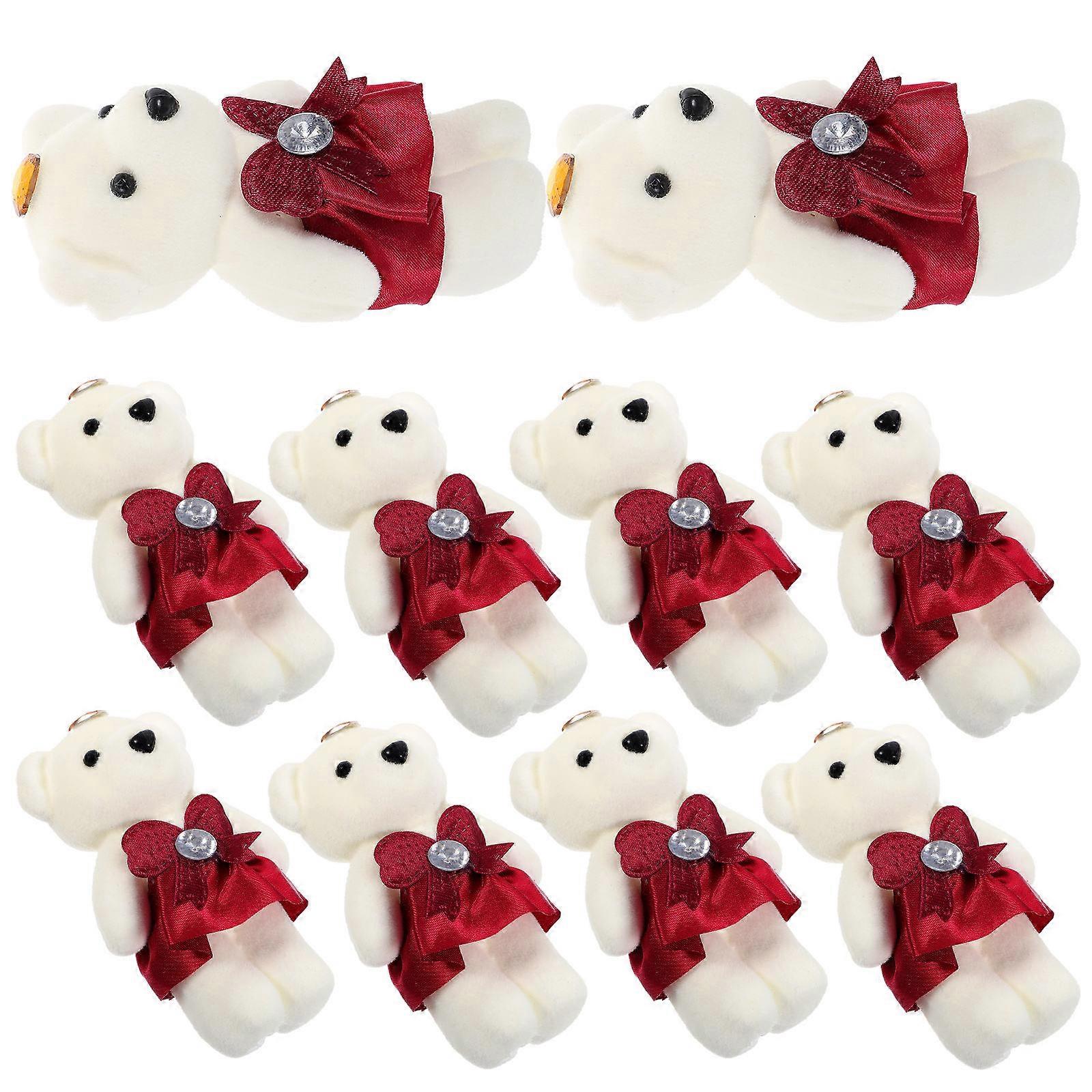 Plush Bear Doll Stuffed Animals for Valentine's Day Gift 40Pcs Set