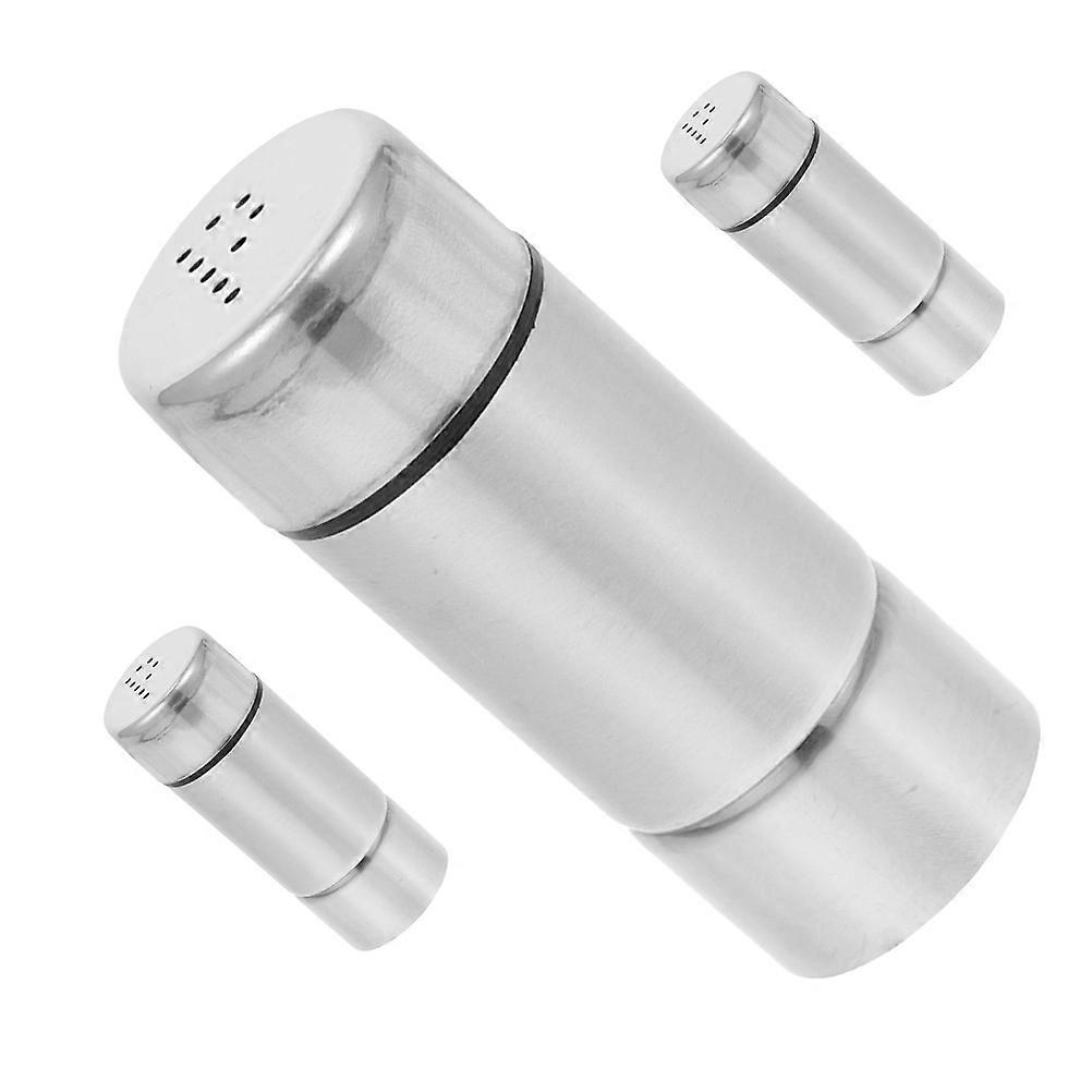 Stainless Steel Spice Dispenser Salt Container And Pepper Shaker 12 Pcs For Kitchen Use With Convenient Storage And Easy Maintenance