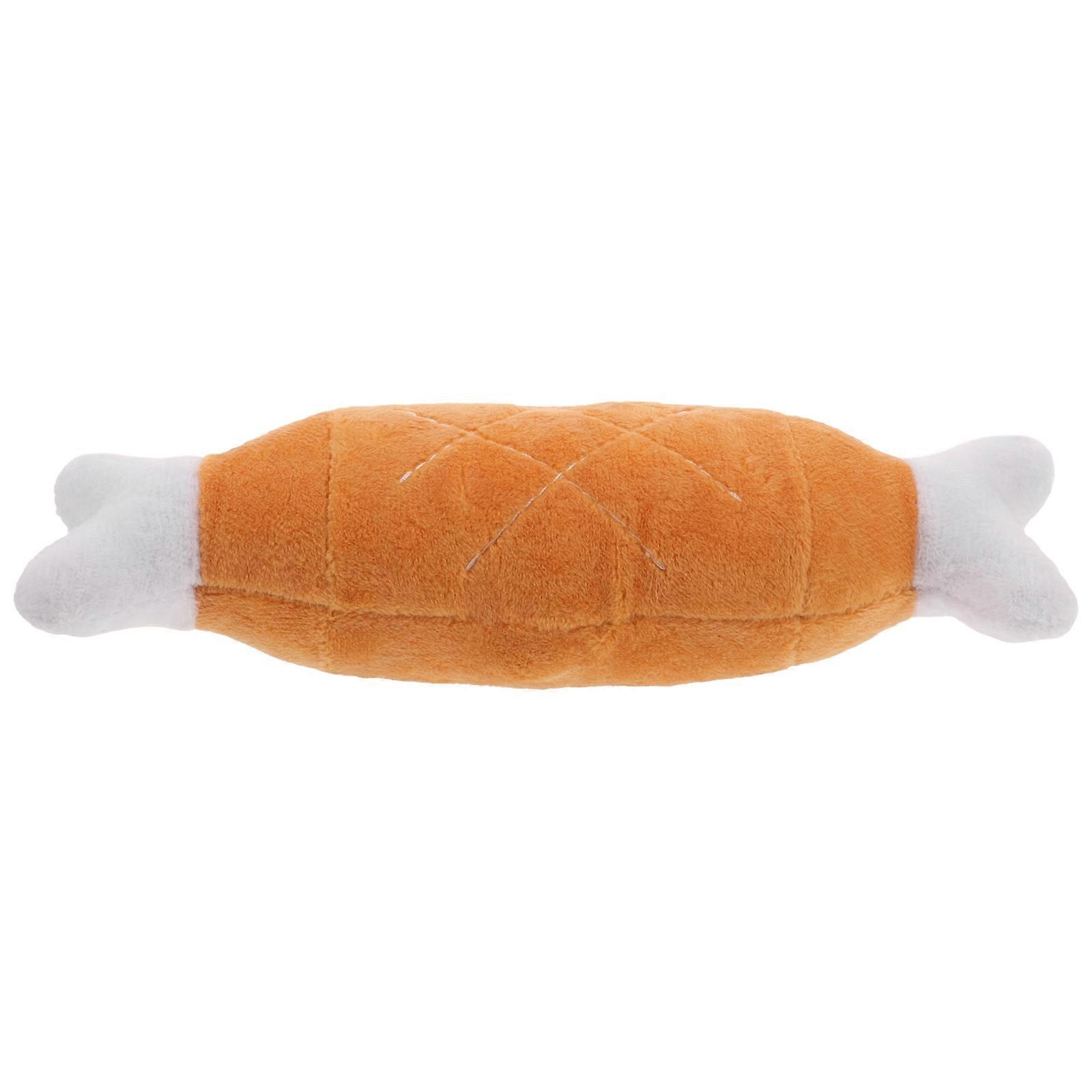 Dog Squeaky Toy Chicken Leg Plush for Chewing 3Pcs Pack for Puppies