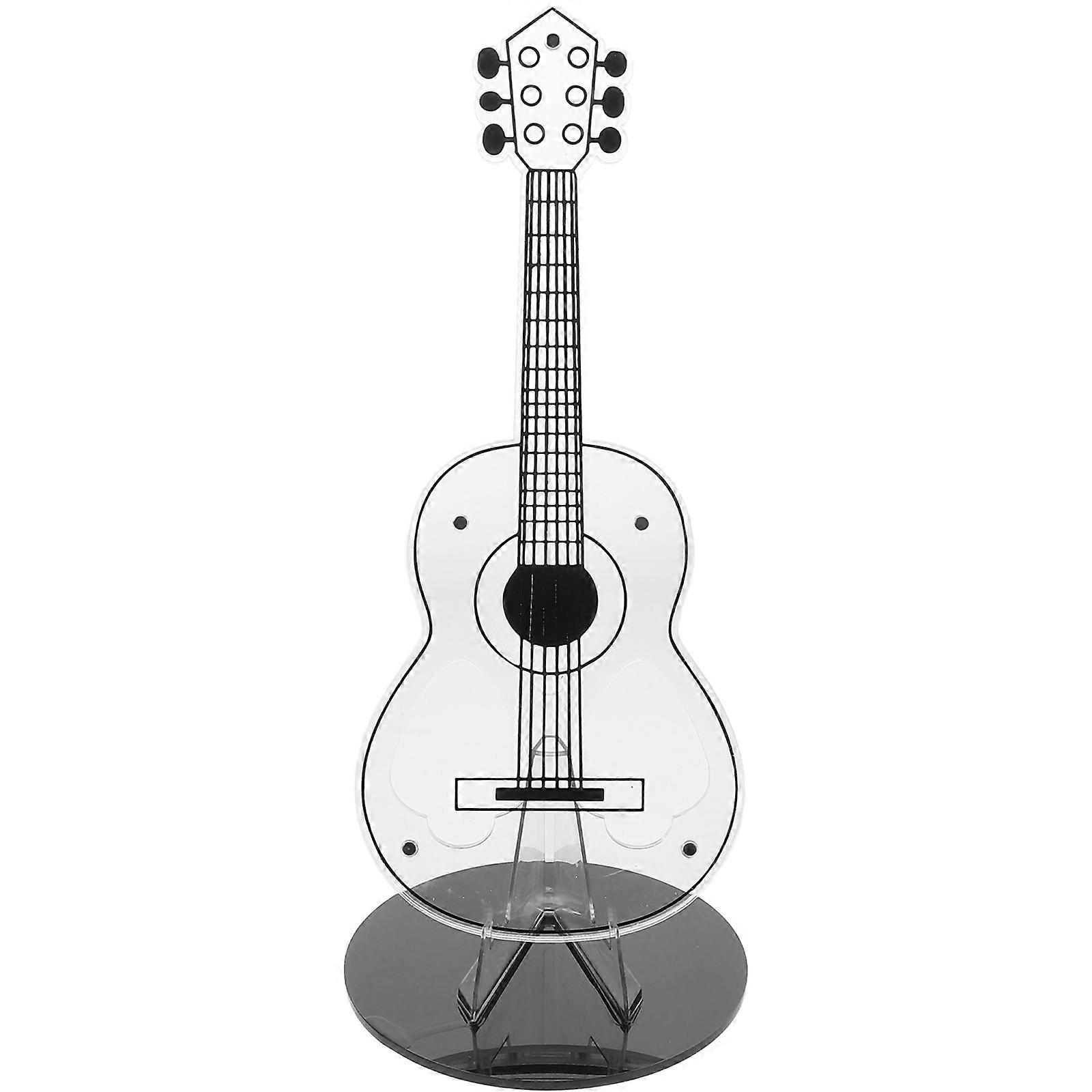 2Pcs Acrylic Guitar Pick Holder for Guitar Players Picks Storage and Display