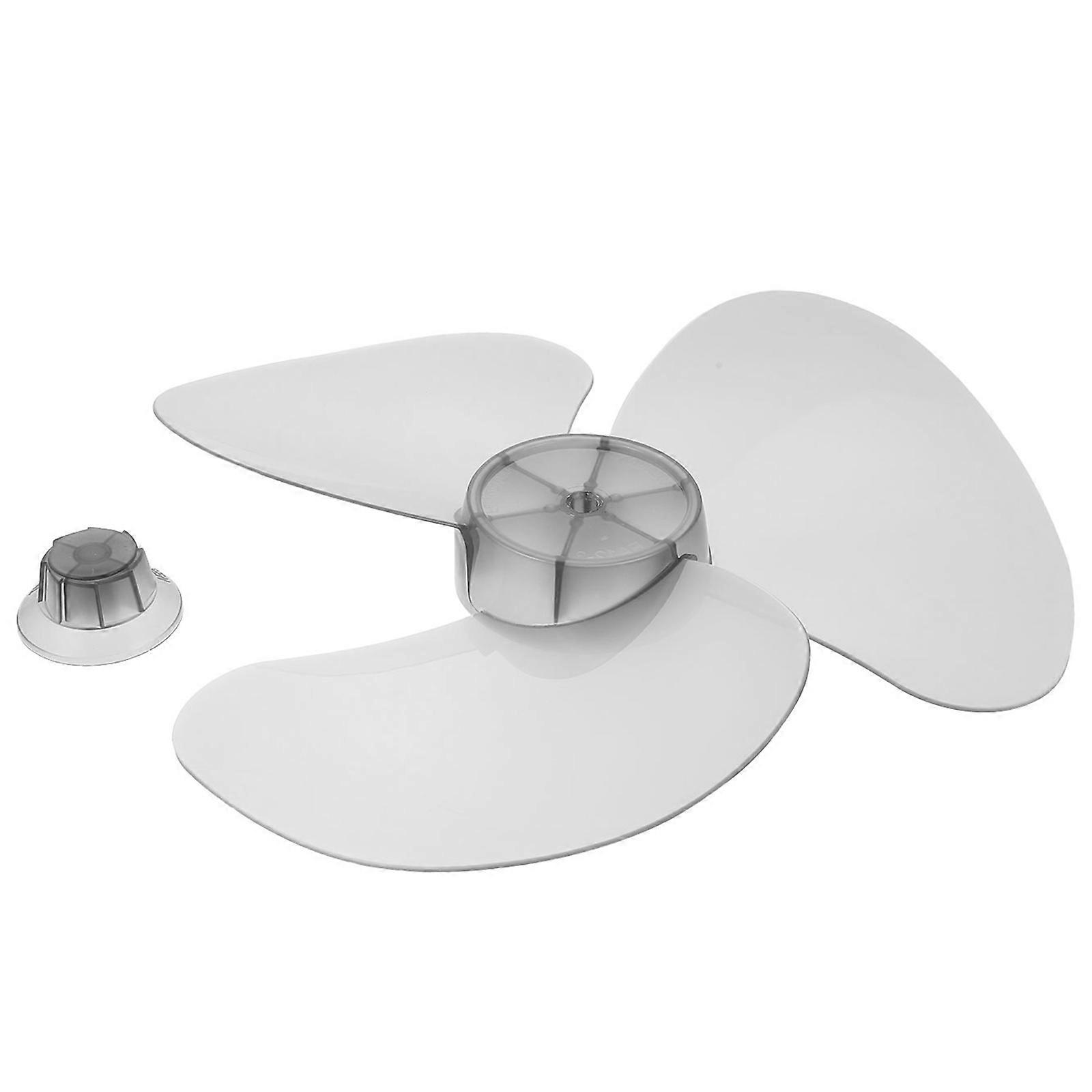 12 Inch Fan Replacement Accessory With Three-Leaf Design For General Users Home Office Use 1Pcs