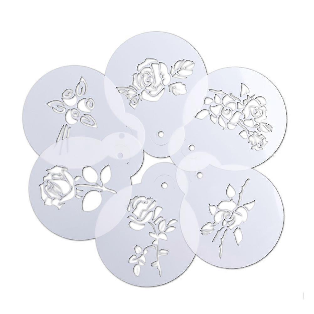Cookie Decoration Mould Biscuit Bake Spraying Decoration Mould 3Sets