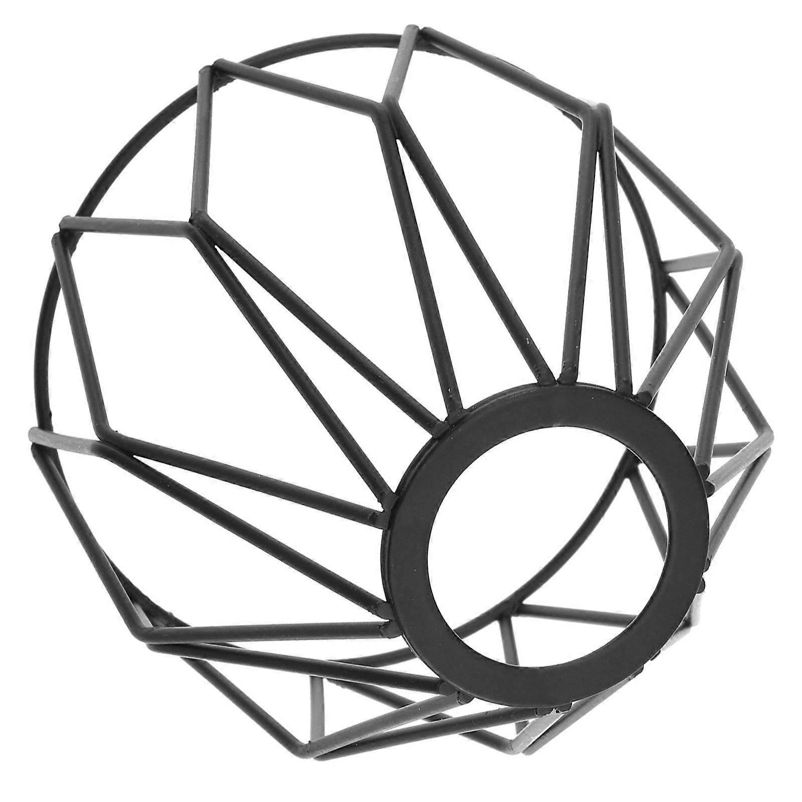 Iron Art Lamp Shade for Ceiling Lampshade 1 Piece Stylish Black Accessory