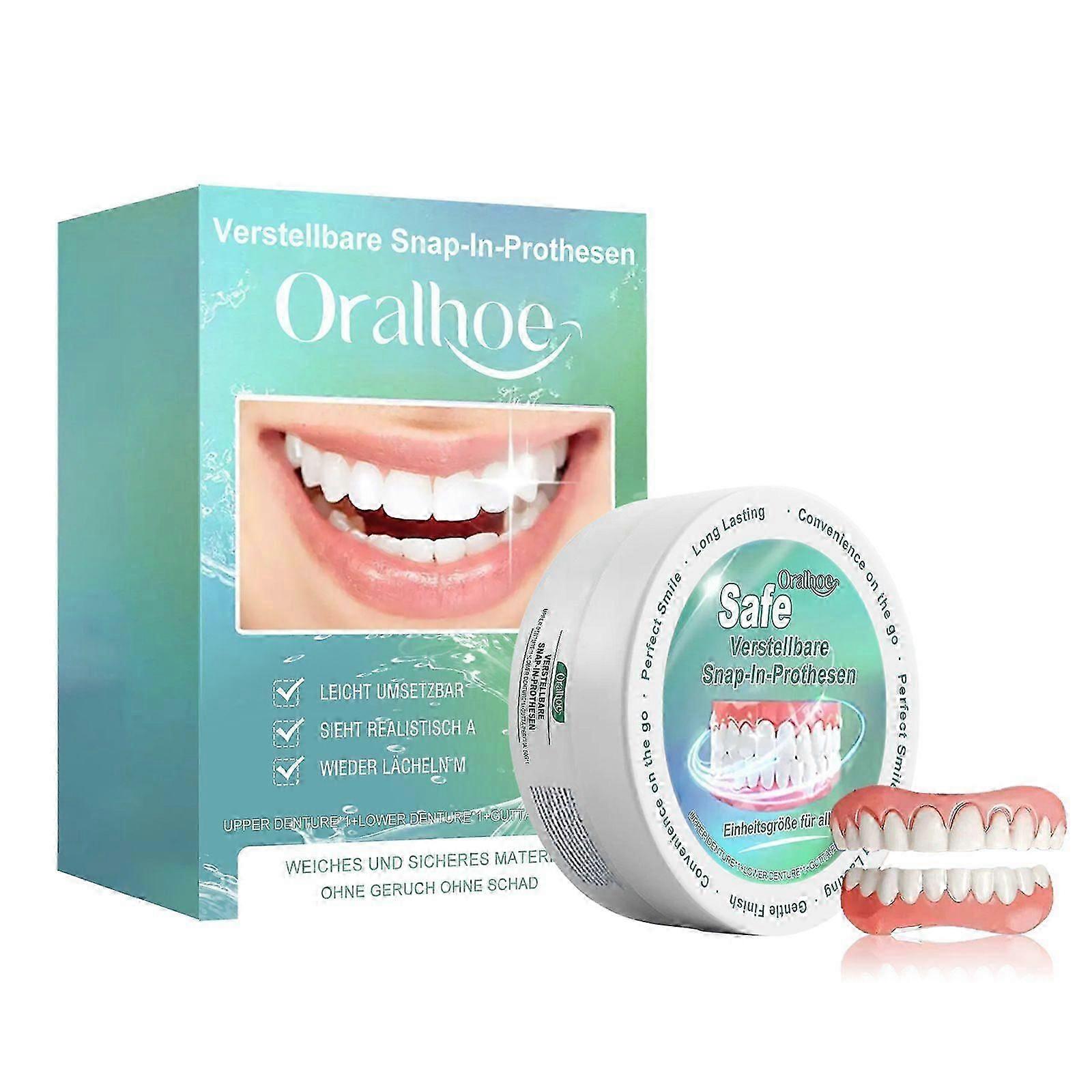 طقم تعديل طقم أسنان Oralhoe ، وتحسين جمال الابتسامة ، وتعديل المواد المريحة ، والعناية بالفم