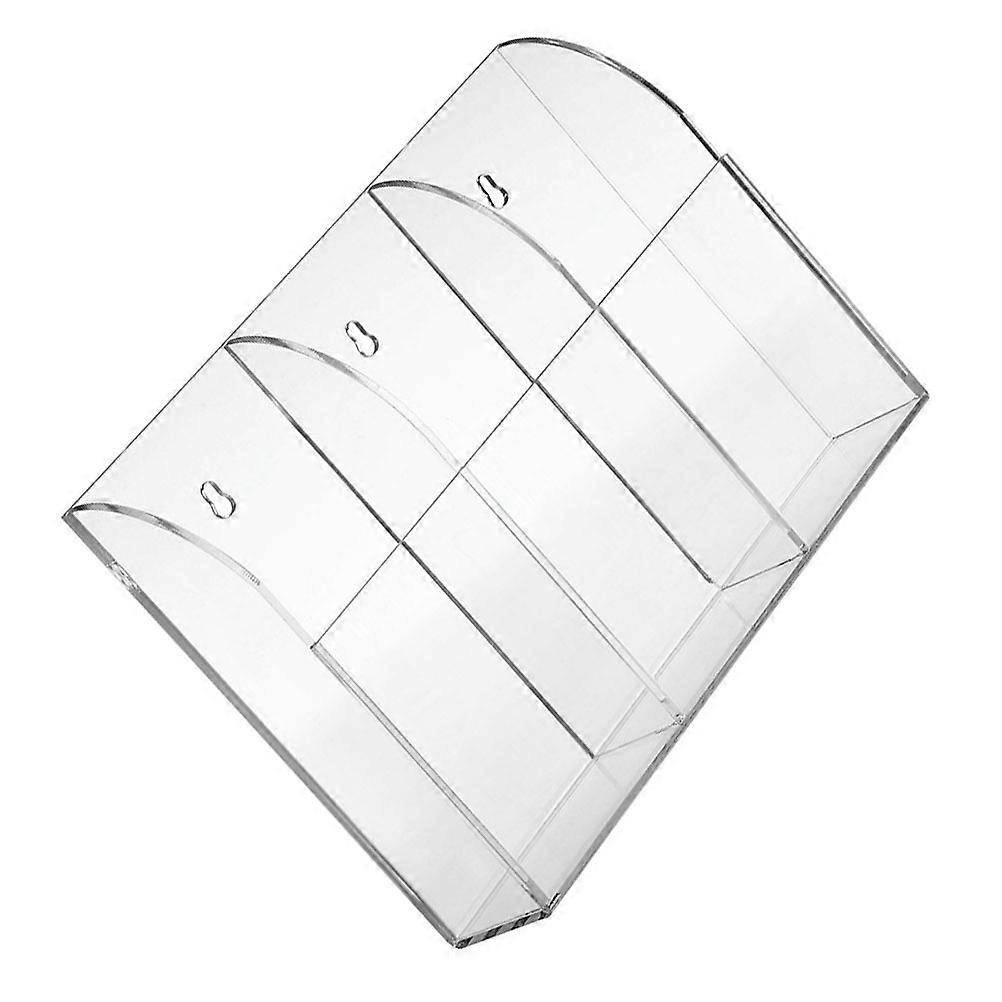 Rectangular Wall Mounted Organization Storage Rack For Office Workers In Bedroom With Fine Workmanship 1Pcs