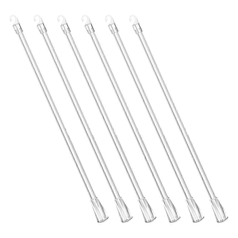 Clear Blind Wand Replacement with Hook for Vertical Blinds 24Pcs Plastic Rod Accessories