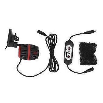 Aquarium Circulation Pump Variable Frequency Quiet Submersible Wave Maker Pump for Fish Tank Black