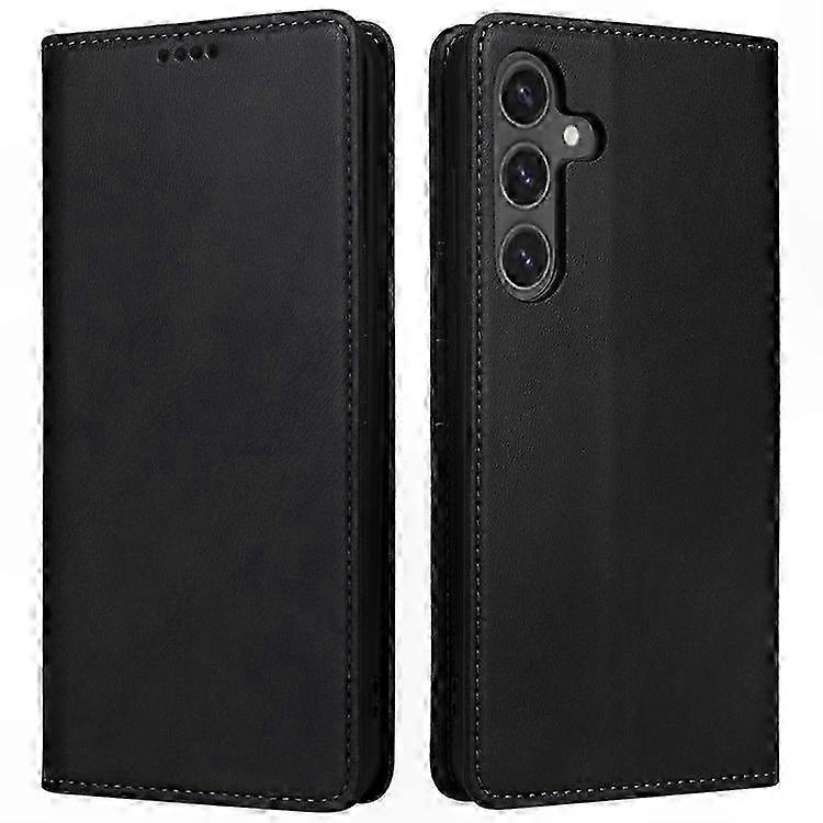 RFID Blocking Shockproof Leather Case for Galaxy S24 FE-Compatible Phone Cover