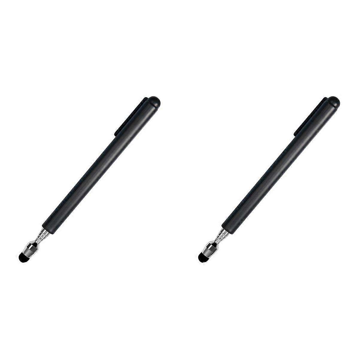 Universal Telescopic Stylus Pen for Touch Screens,(Black)