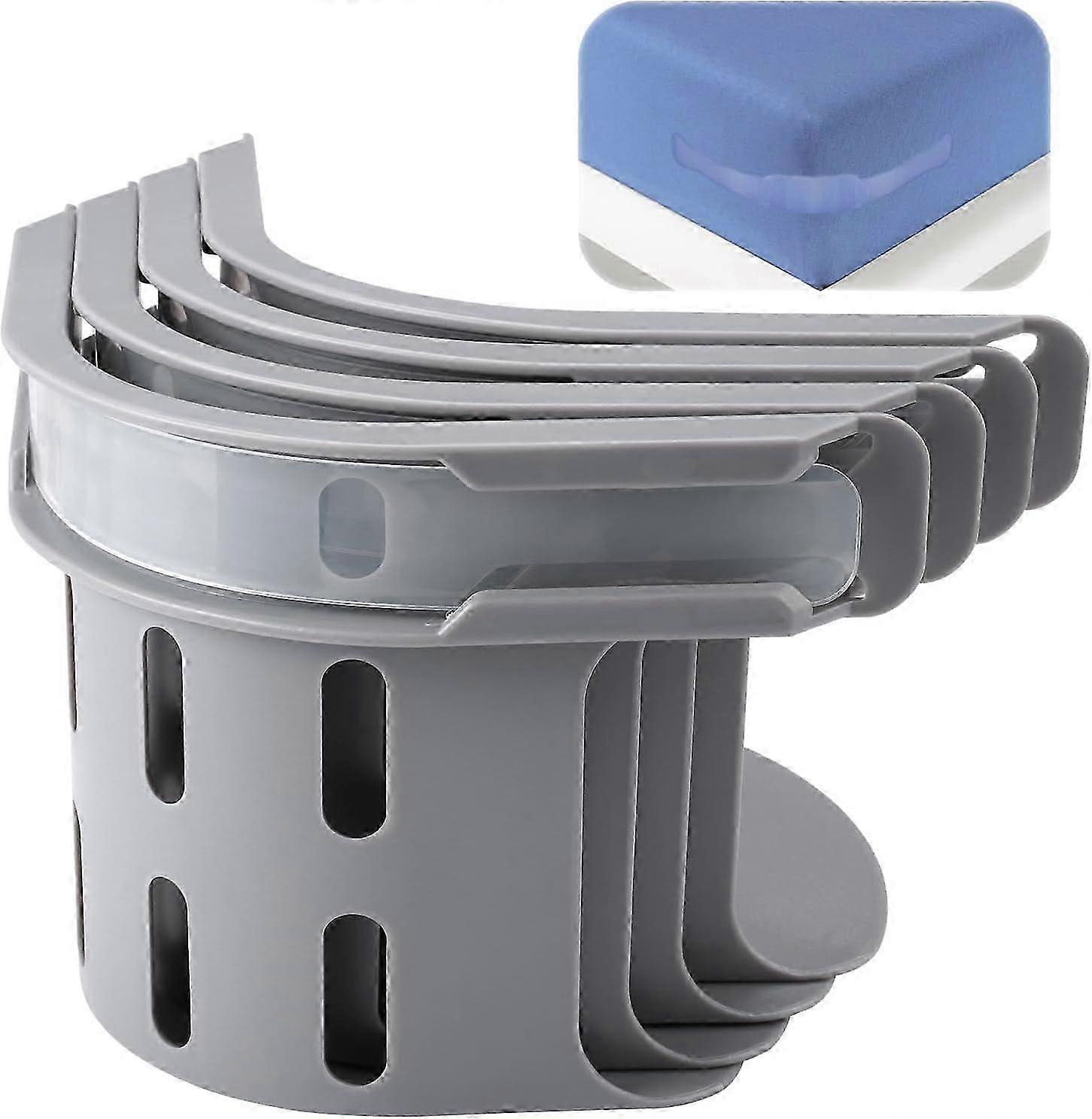 4 Pack Sheet Holders, Secure Your Sheets Firmly in Place, Heavy-Duty Mattress Straps for No More Loose Sheets Easy Installation, Fits All Mattress Siz